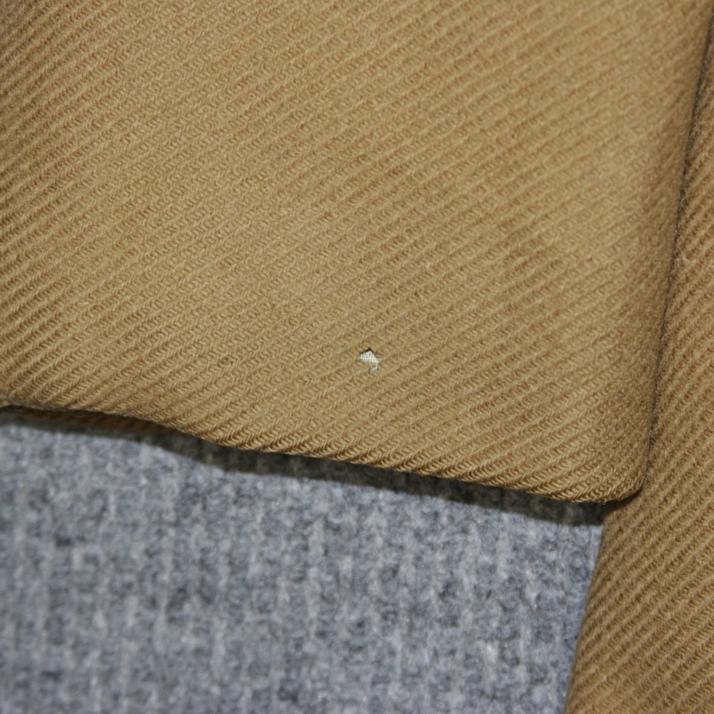 Hart Schaffner Marx Overcoat Mens 46R Tan Wool‎ Double Breasted - Picture 4 of 11